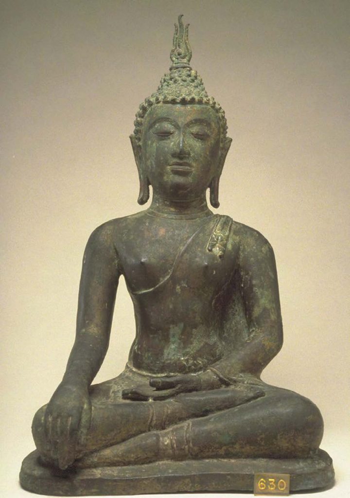 Photo Wikimedia Commons. Source Walter Art Mu - seum. Buddha at the Moment of Victory, fifteenth century