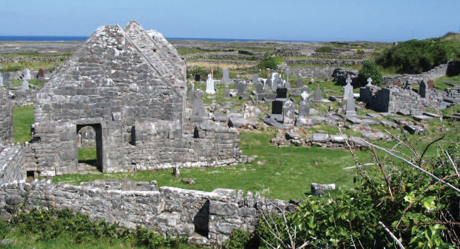 Seven churches, Inis Mor, Ireland