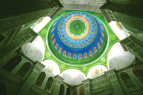 Dome of Bibi-Eybat mosque, Baku, Azerbaijan, 2014