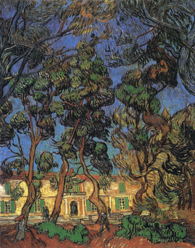 Van Gogh "Trees in the Garden of Saint-Paul Hospital," 1889