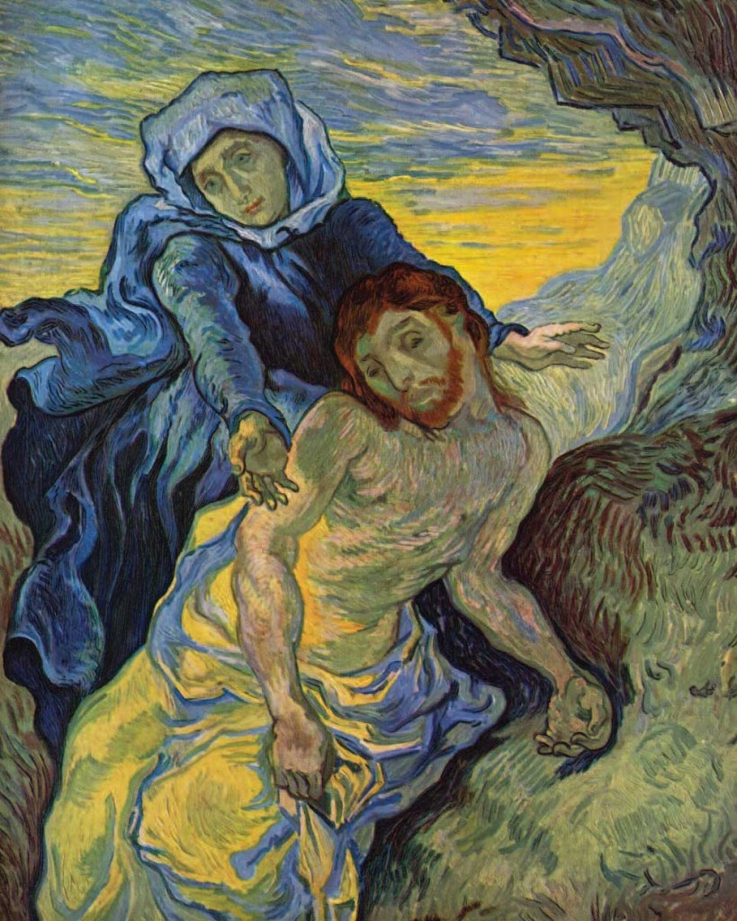 Vincent Van Gogh, Pietà (after Eugène Delacroix). 1889. Van Gogh Museum, Amsterdam