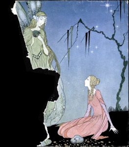 Illustration by Virginia Frances Sterrett. From Old French Fairy Tales, Comtesse de Segur. 1920