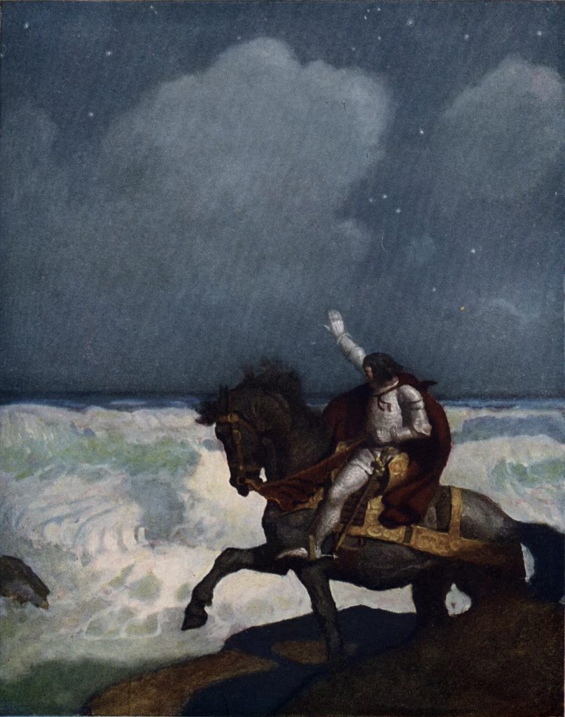 From The Boy's King Arthur, 1922. N.C. Wyeth