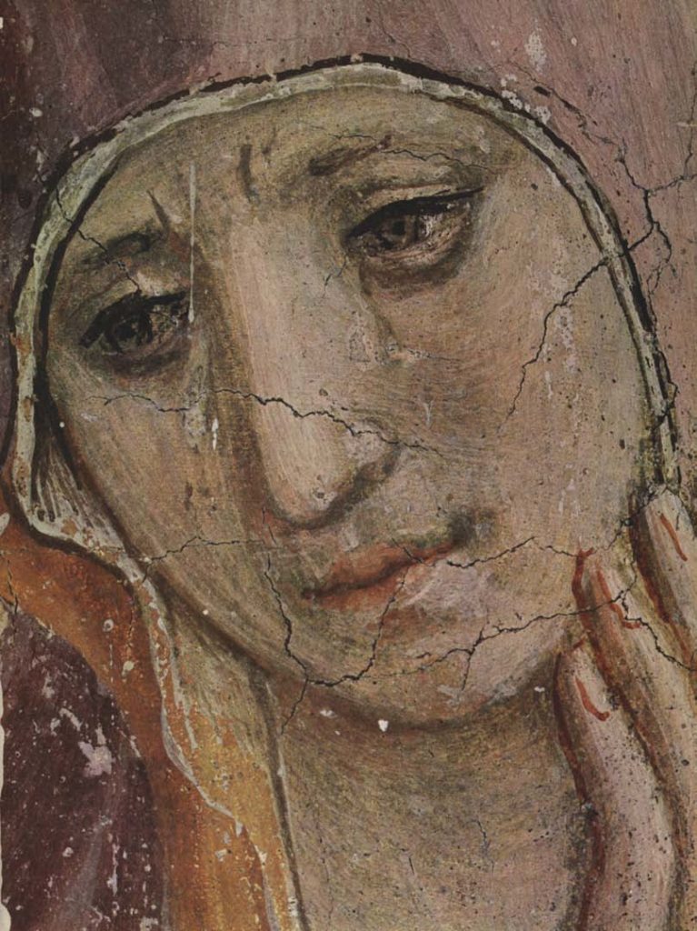 Grieving Mary, by Fra Angelico, c.1437–1446, Museo San Marco, Florence