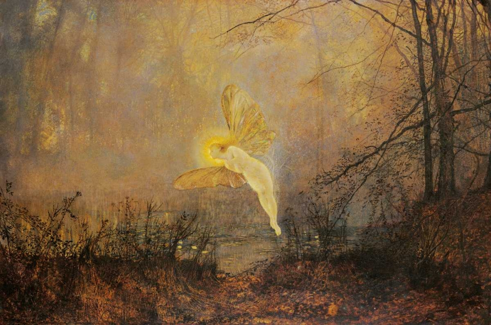 John Atkinson Grimshaw , Midsummer Night, or Iris, 1876