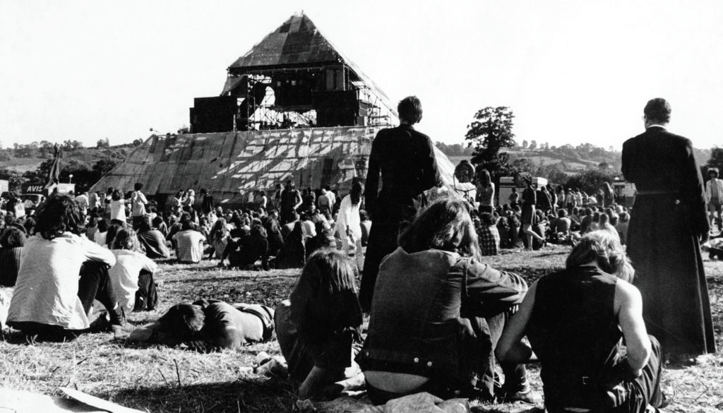 Glastonbury Festival, England, 1971. Photograph by Paul Townsend