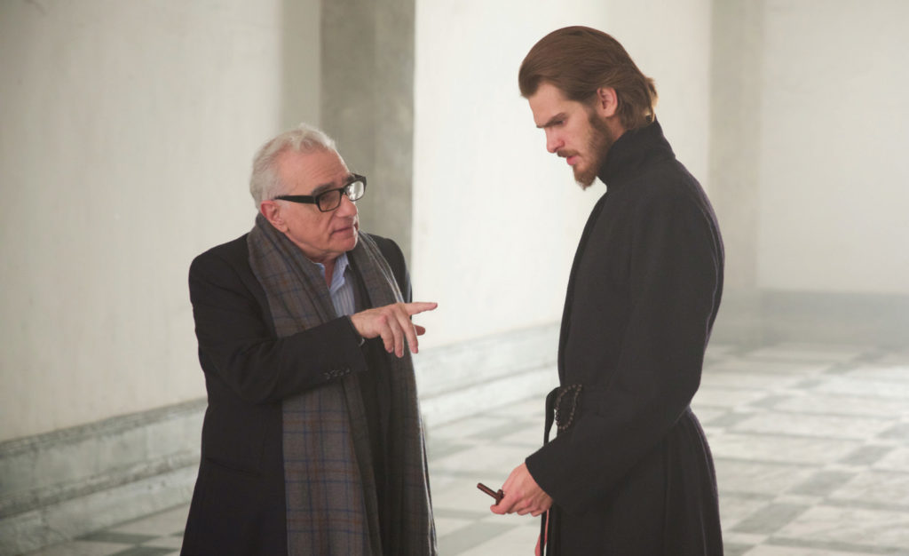 Martin Scorsese (l.) and Andrew Garfield (r.), Silence. Martin Scorsese Collection, NY