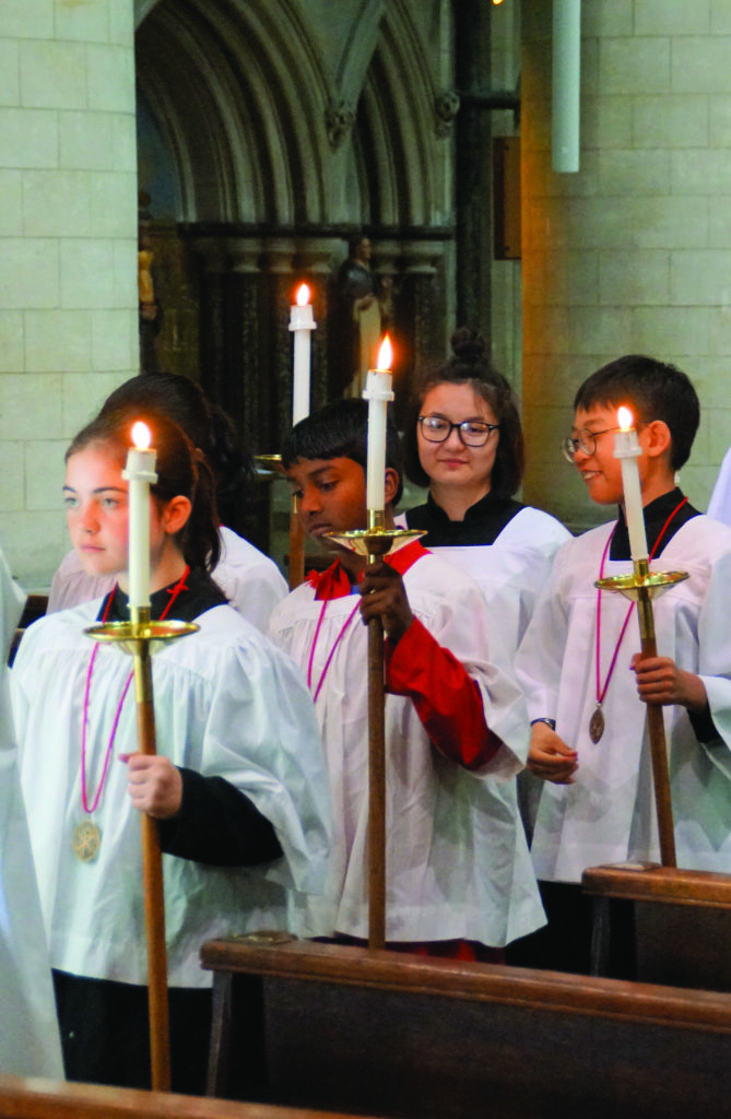 Altar Service Mass, St John's Cathedral, Norwich, 2019. Photograph by Roman Catholic Diocese of East Anglia