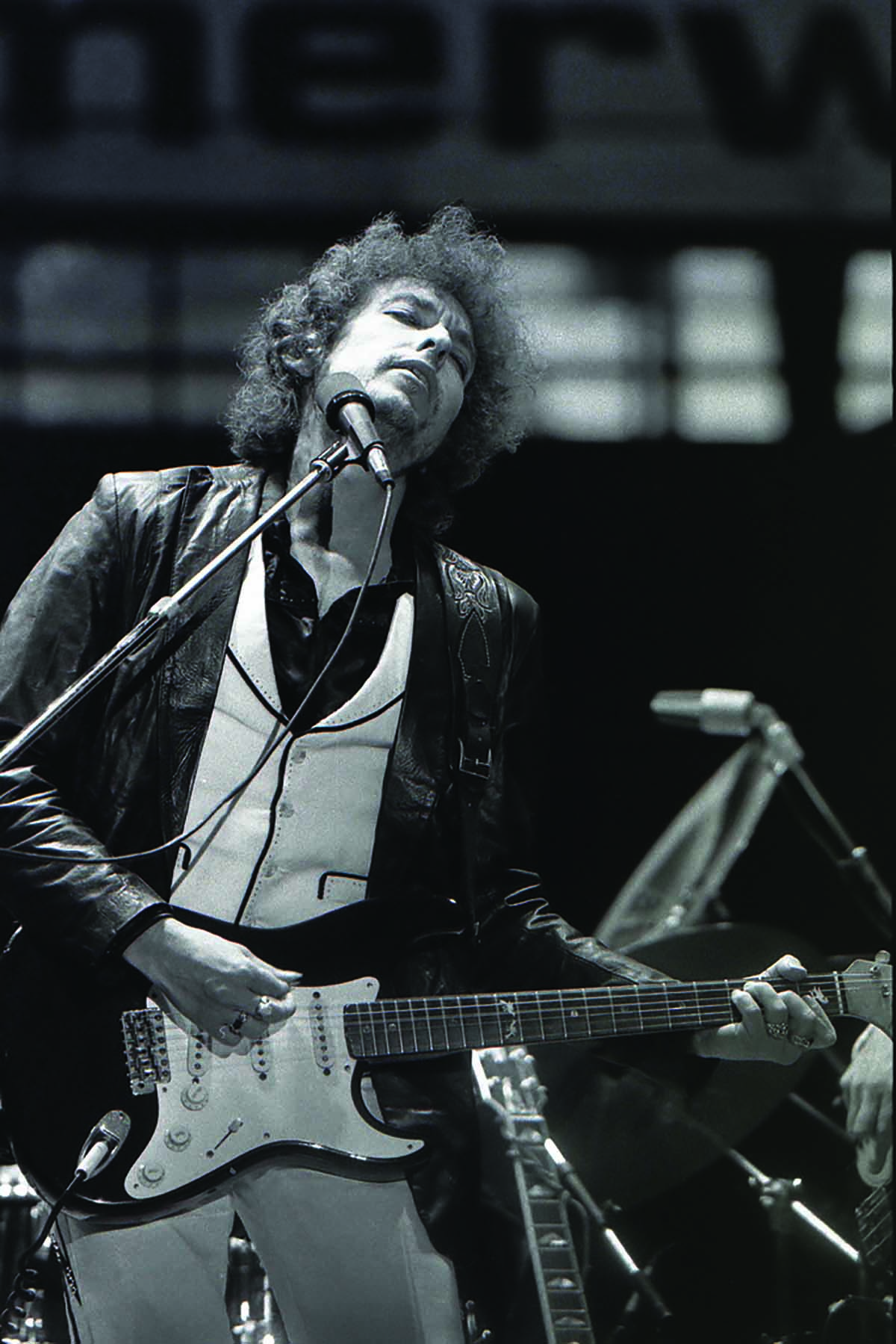 Bob Dylan in concert, Rotterdam de Kuip, June 23, 1978. Photograph by Chris Hakkens